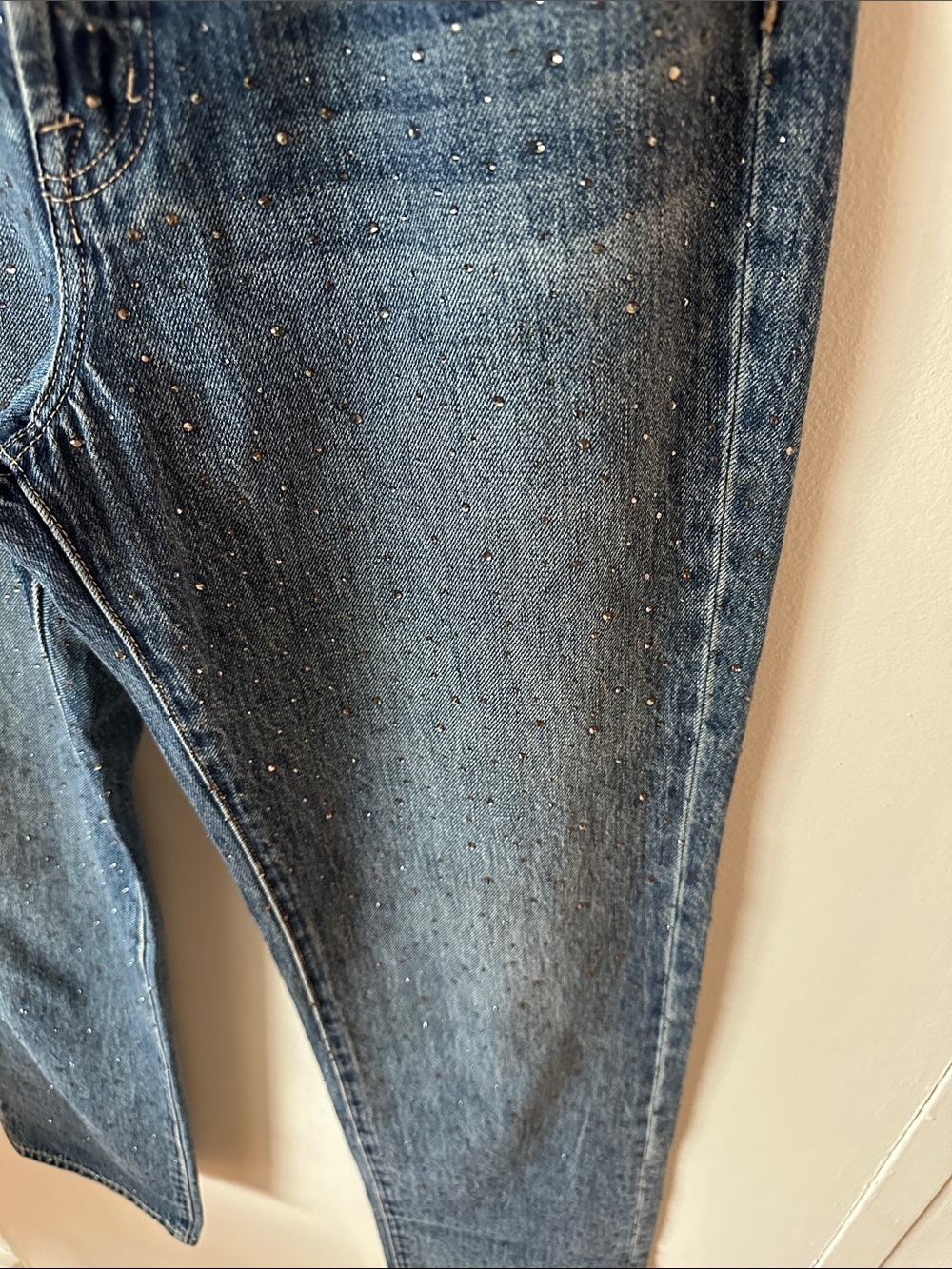 Pistola Jeans Rhinestone Detail - Picture 6 of 6
